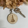 Porte-clés Tour Eiffel bois – Cadeau Paris personnalisé