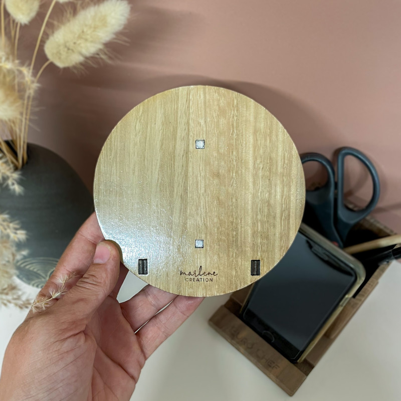 Support de Post-it en bois personnalisable – Idée cadeau utile