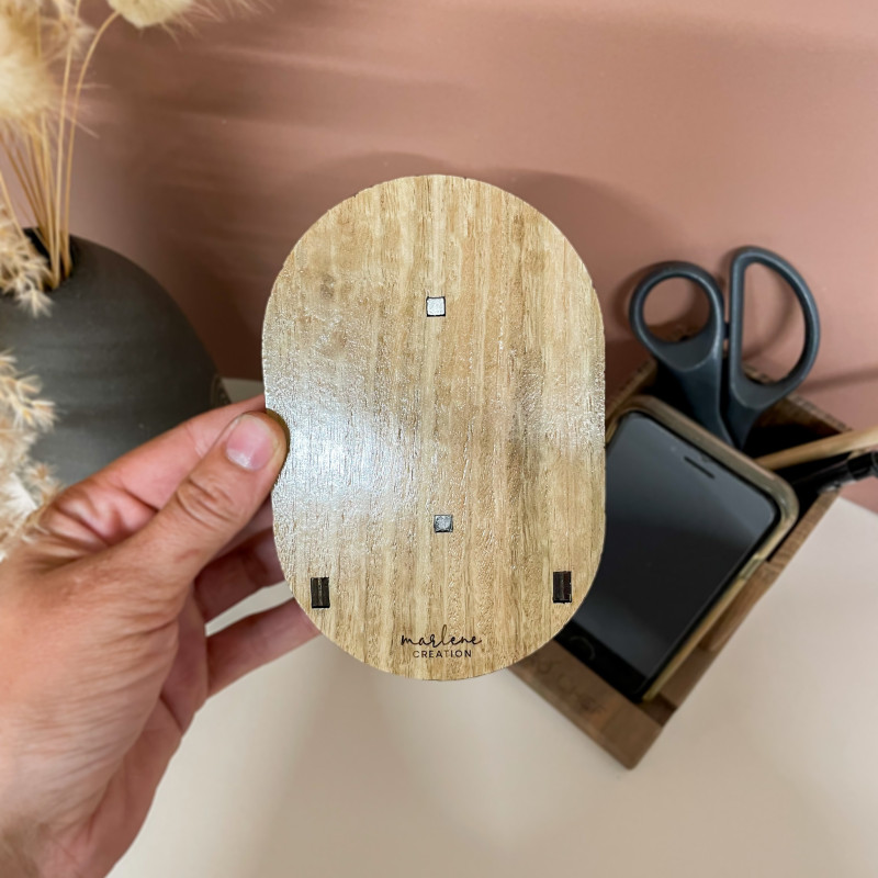 Support de Post-it en bois personnalisable – Idée cadeau utile