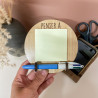 Support de Post-it en bois personnalisable – Idée cadeau utile