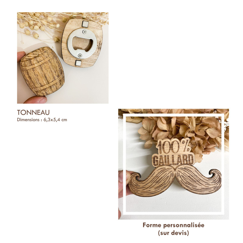 Décapsuleur personnalisé avec logo – Goodies apéro made in France