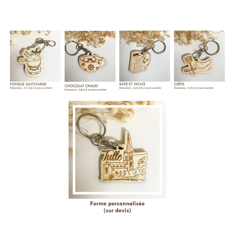 Porte-clé personnalisé avec logo – Goodies apéro made in France