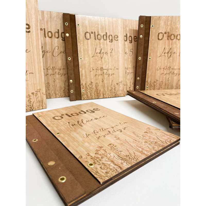 Carte menu gravé – Professionnels & Établissements