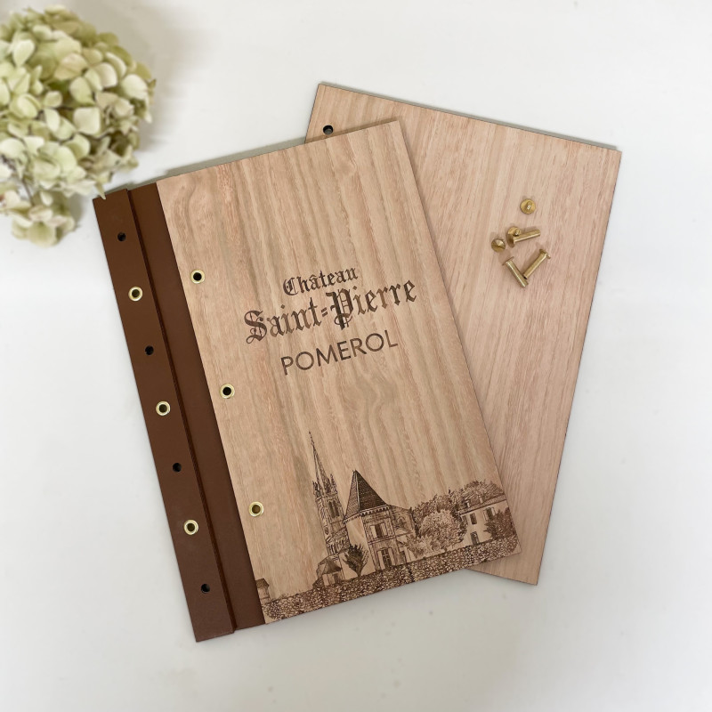 Carte menu gravé – Professionnels & Établissements