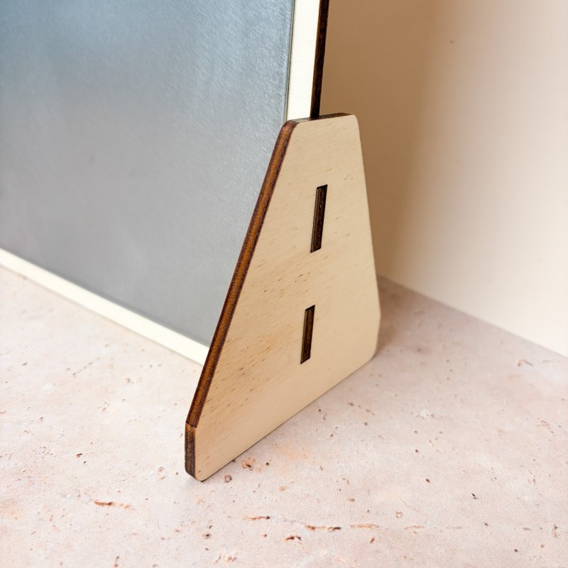 Présentoir magnets en bois artisanal – Marlène Création