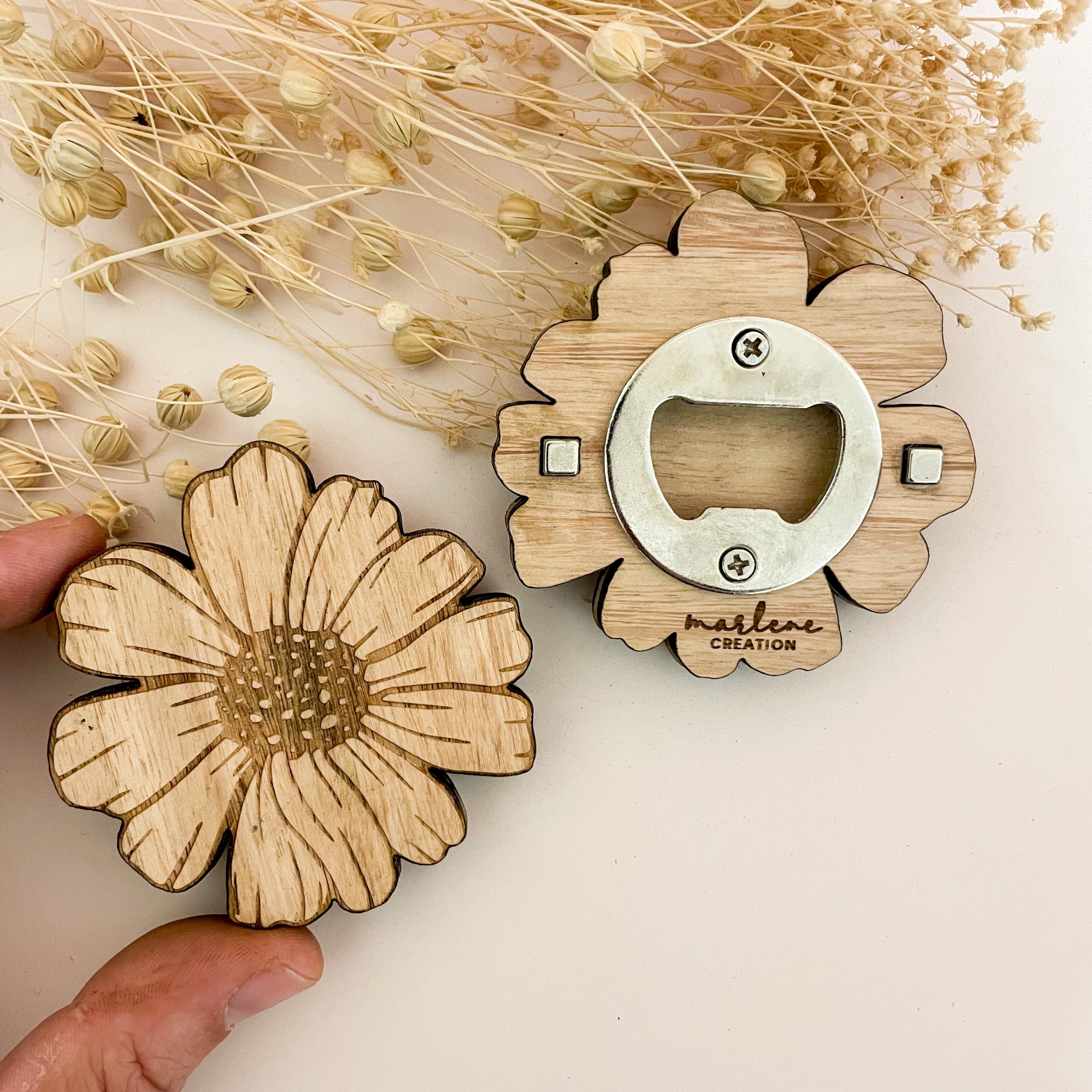Décapsuleur fleur