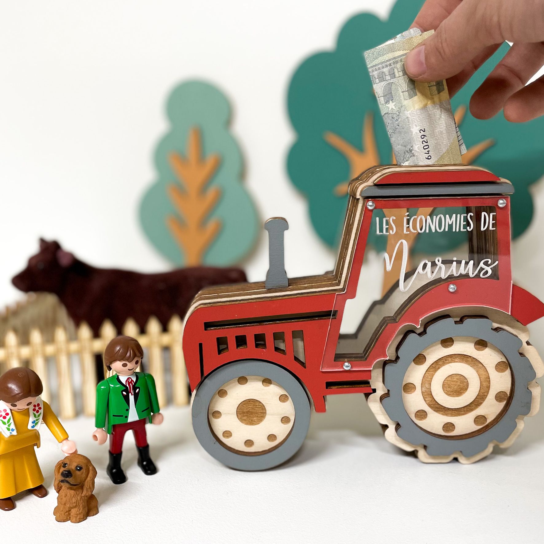Tirelire Tracteur