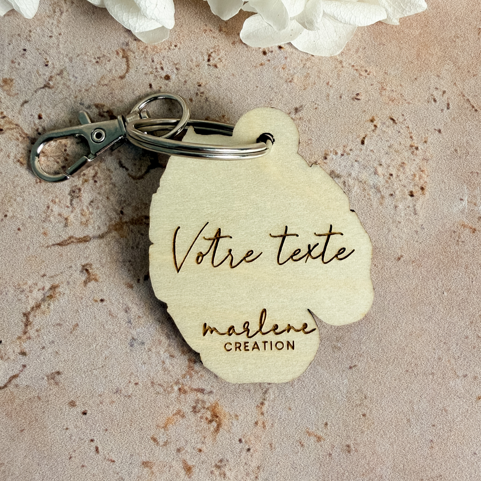 Porte-clés feuille exotique monstera – Image 2