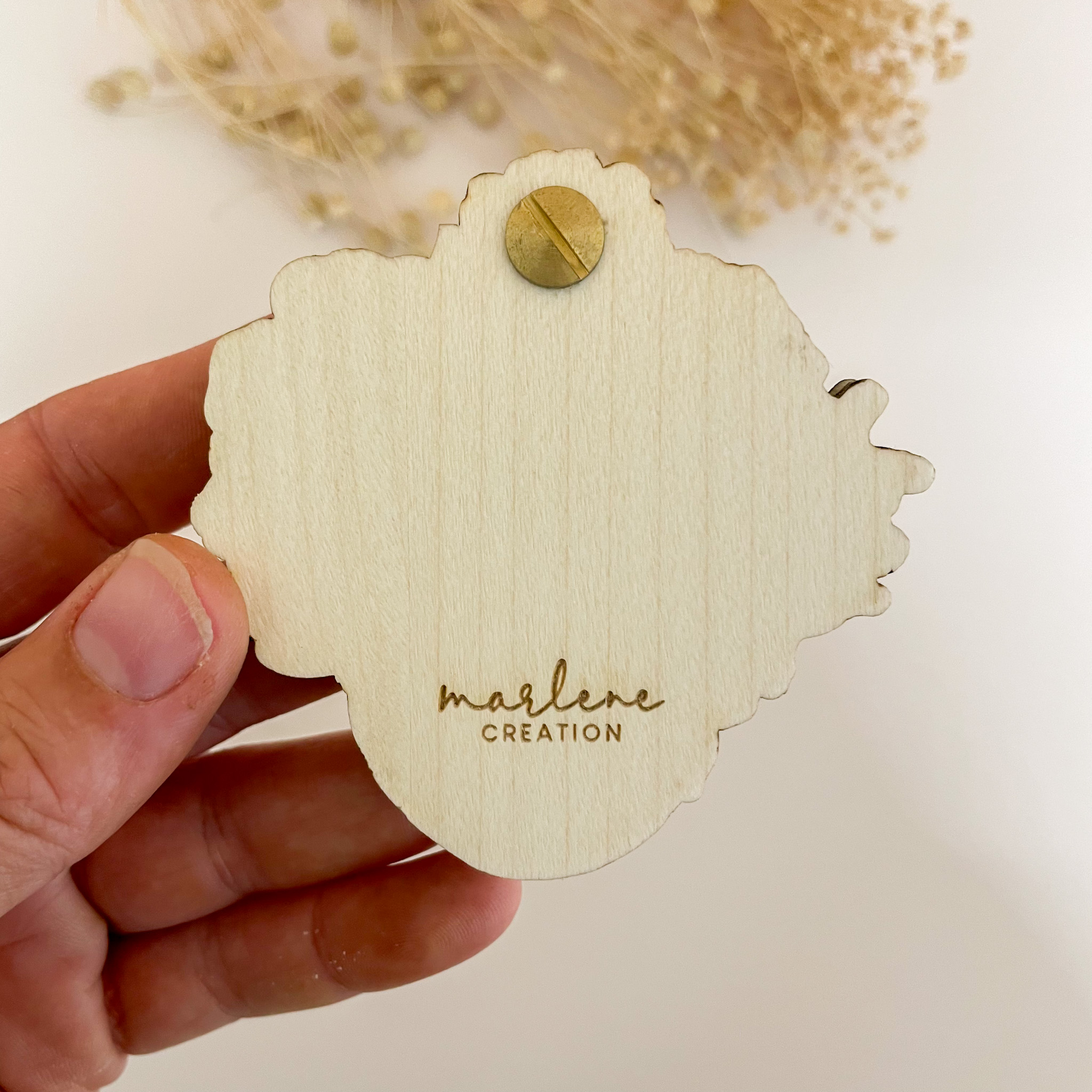 Miroir de poche visage fleuri – Image 4