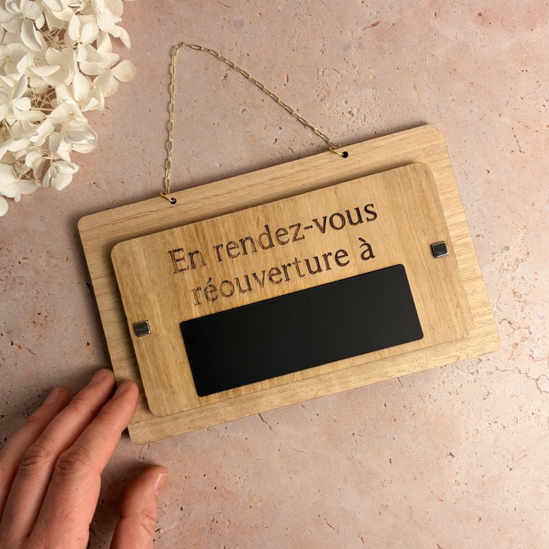 Pancarte ouvert/fermé
