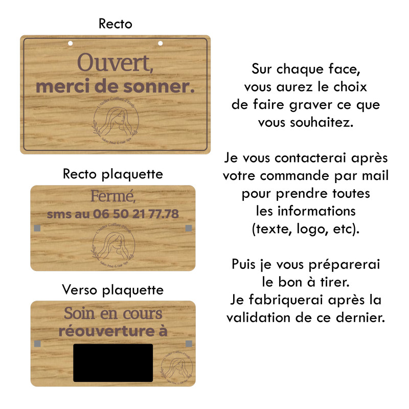Pancarte ouvert/fermé – Image 2