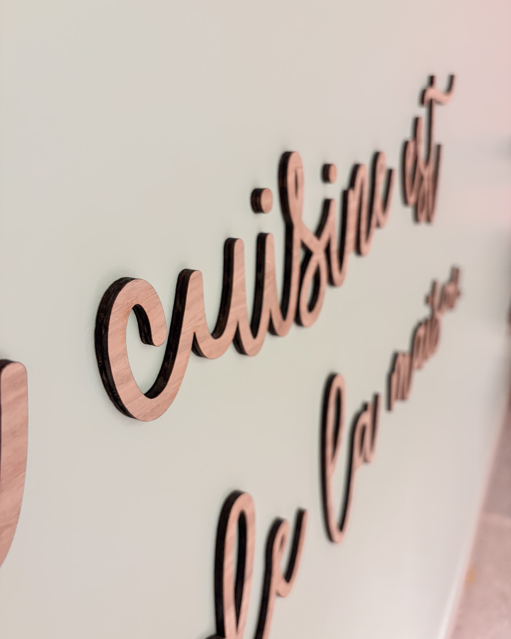 Phrase murale découpée – Image 6