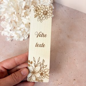 Marque-page fleurs