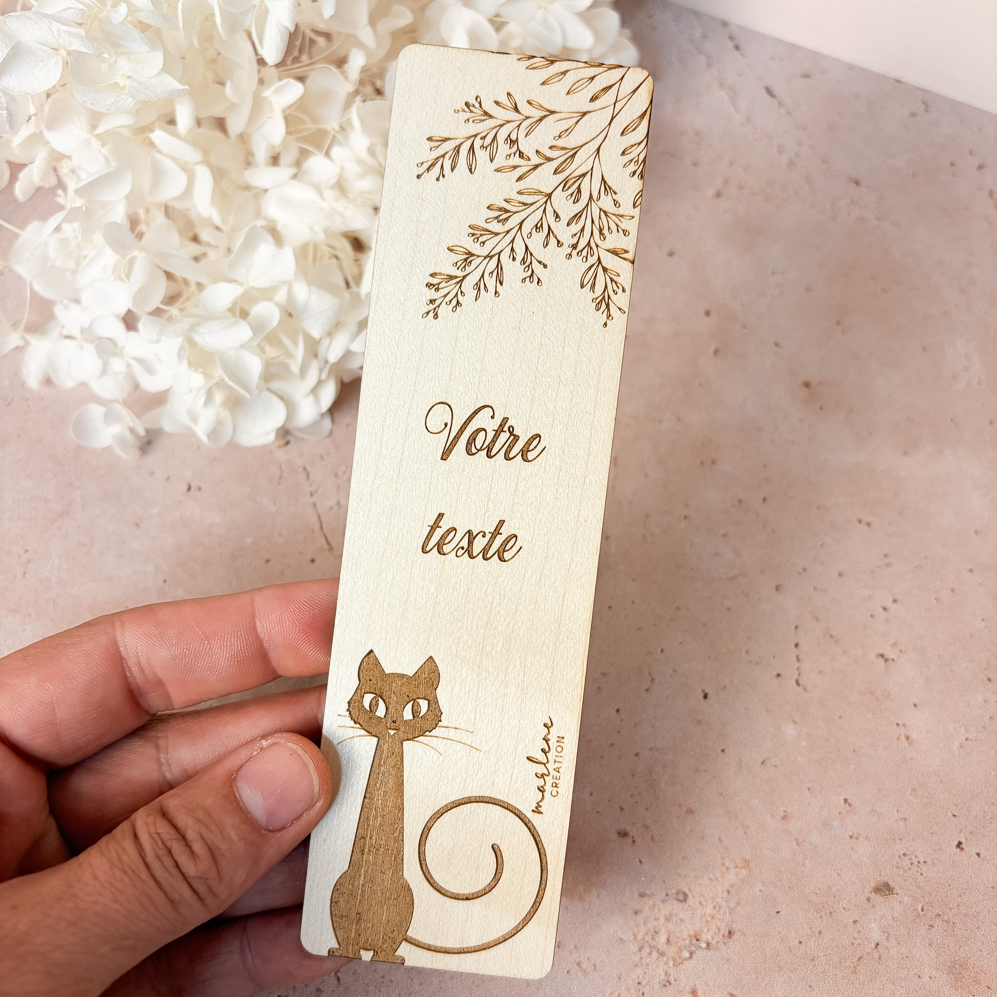 Marque-page chat
