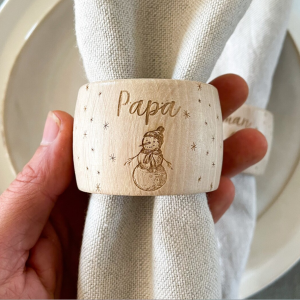 Rond de serviette hiver