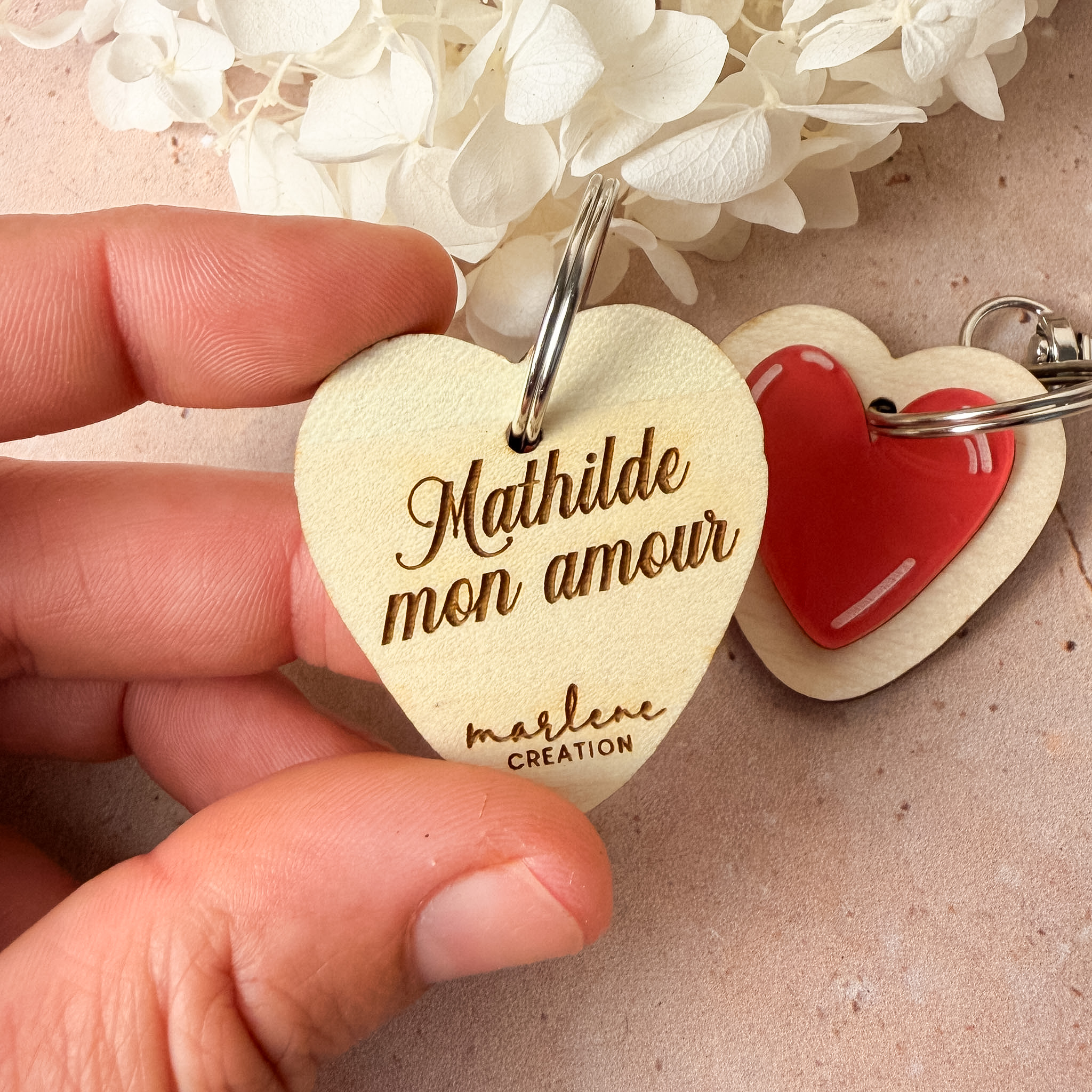 Porte-clés coeur – Image 2