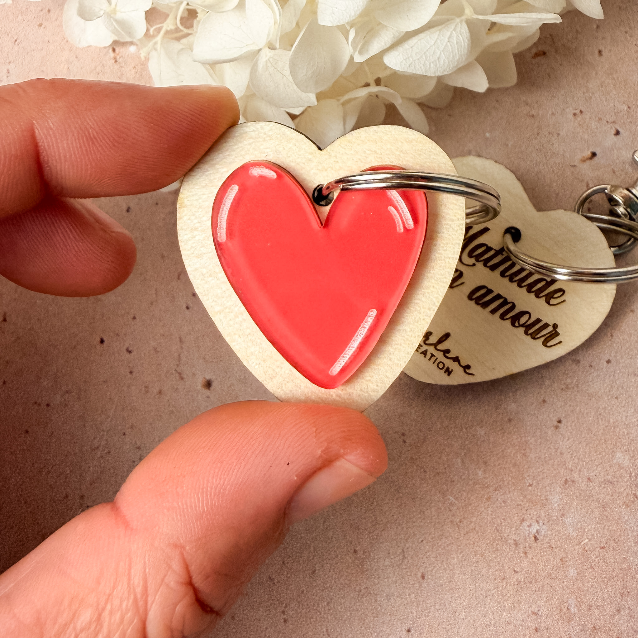 Porte-clés coeur – Image 3