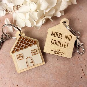 Porte-clés maison