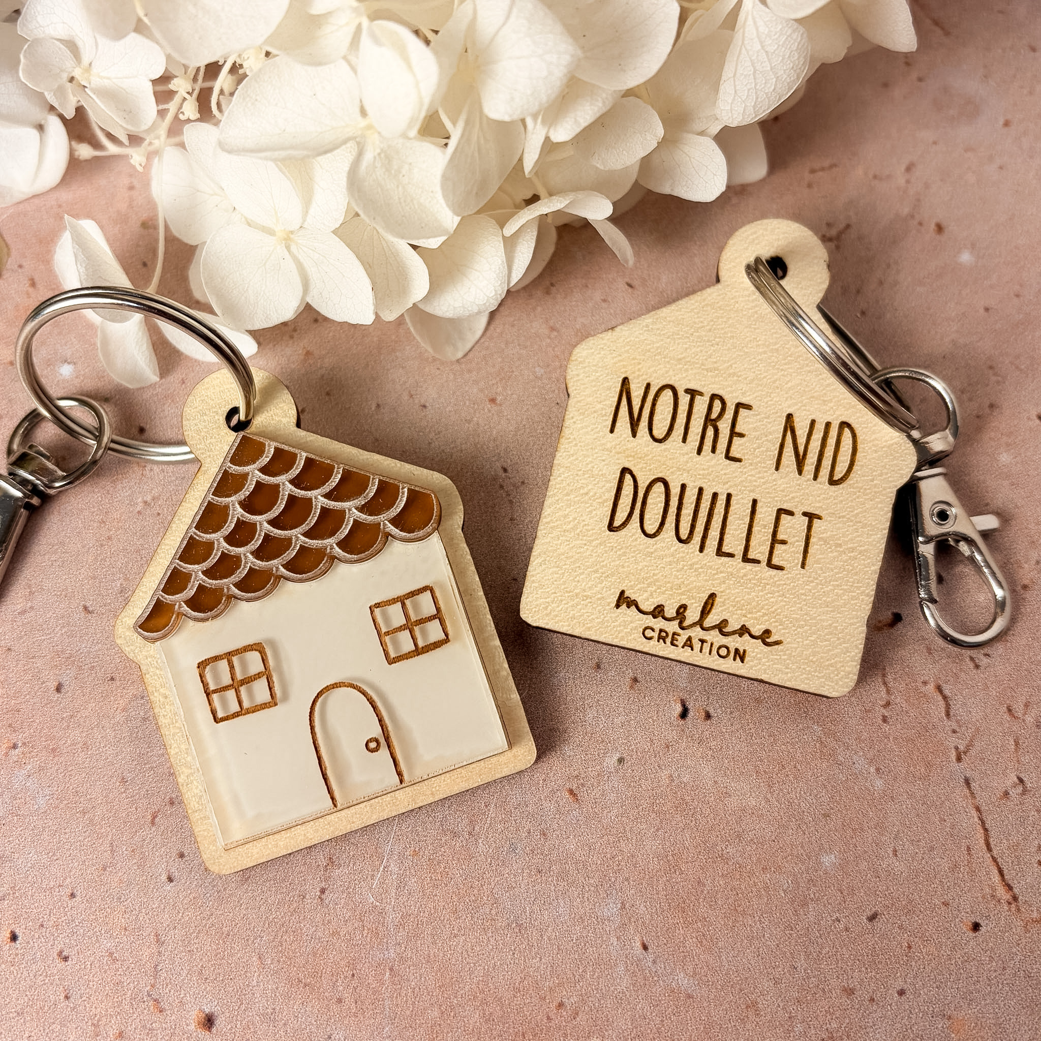 Porte-clés maison